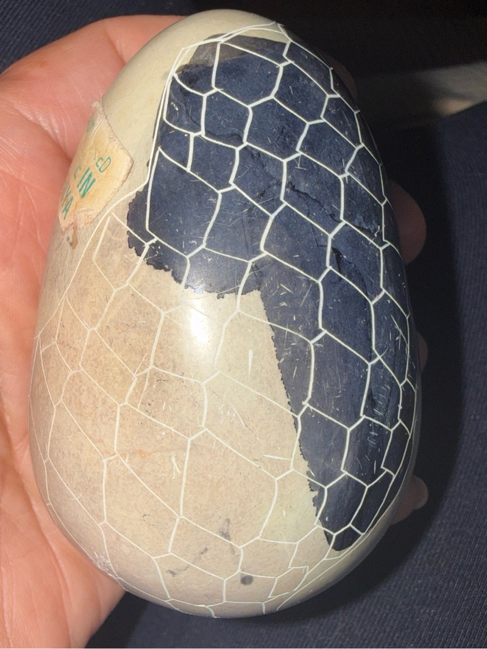 Kenya natural stone polished Egg carved Rock
